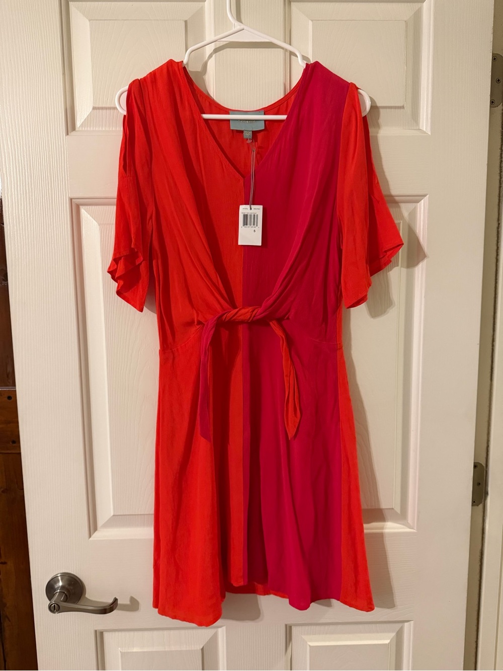 NWT Anthropologie Skies Are Blue Kacie Colorblocked Mini Dress - size S